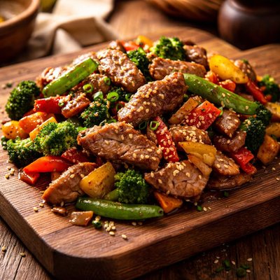 Image of Just Made It Up Pork Stir Fry