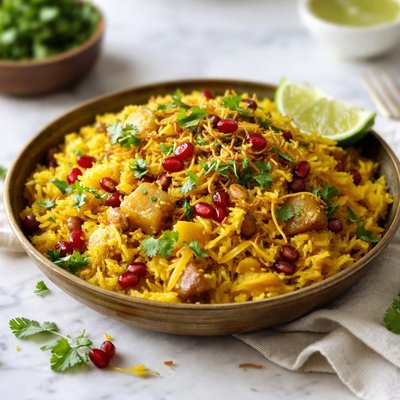 Image of Kaandha Poha Maharashtrian Potato Onion Beaten Rice