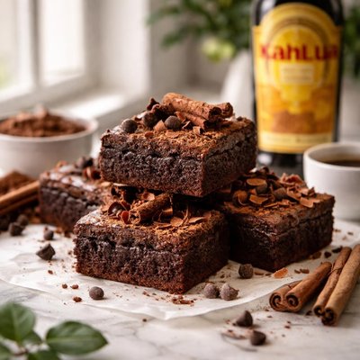 Image of Kahlua Cinnamon Brownies