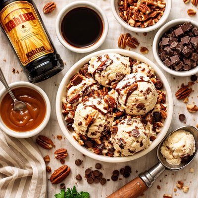 Image of Kahlua Pecan Chunk Ice Cream