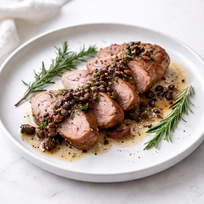 Image of Kalamata Pork Tenderloin with Rosemary