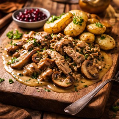 Image of Kalbs Geschnitzeltes