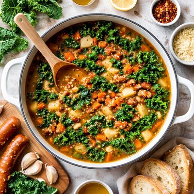 Image of Kale Chorizo Soup
