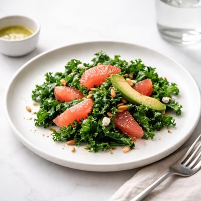 Image of Kale Salad with Grapefruit
