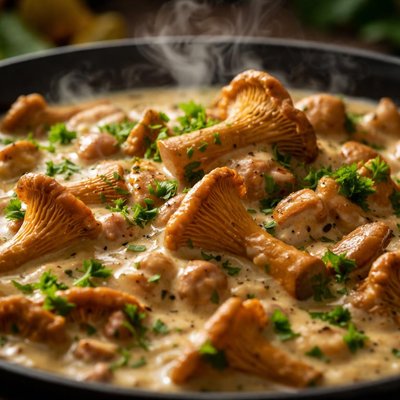 Image of Kanttarellikastike Finnish Mushrooms