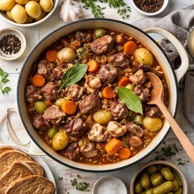 Image of Karelian Hot Pot Finnish Three Meat Stew