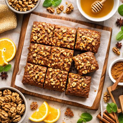 Image of Karithopeta Greek Walnut Cake T R L