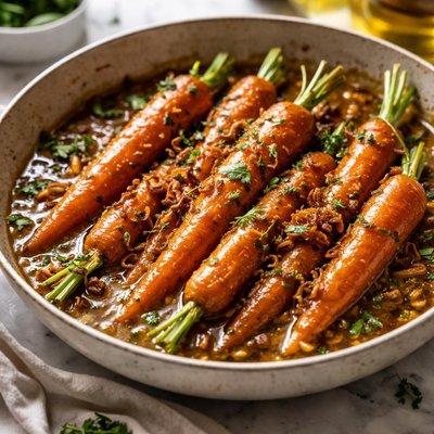 Image of Karotten in Bier Gedunstet Carrots in Beer