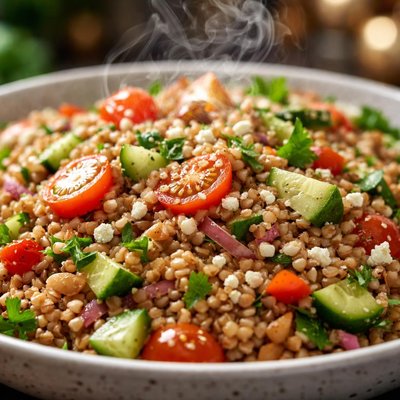 Image of Kasha Salad Good Hot or Cold