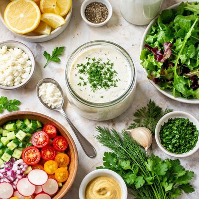 Image of Kefir Buttermilk Salad Dressing