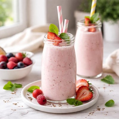 Image of Kefir Juice Drink Like Drinkable Yogurt