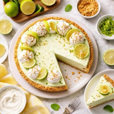 Image of Kellys Lime Chiffon Cheesecake Dessert