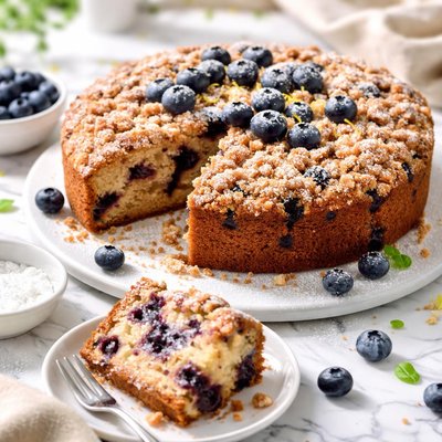 Image of Kentucky Blueberry Coffee Cake