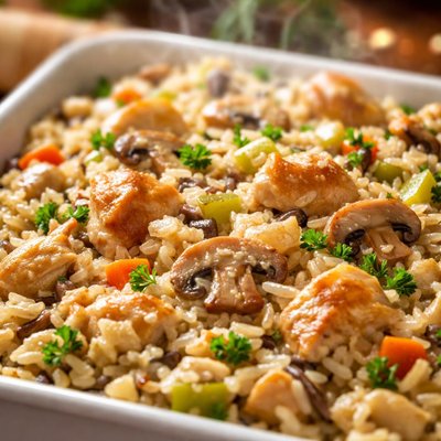 Image of Kentucky Chicken and Wild Rice Casserole