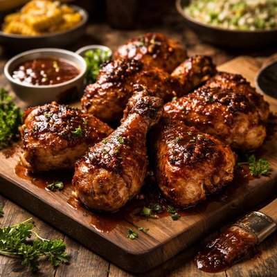 Image of Kentucky Style Oven Barbecued Chicken