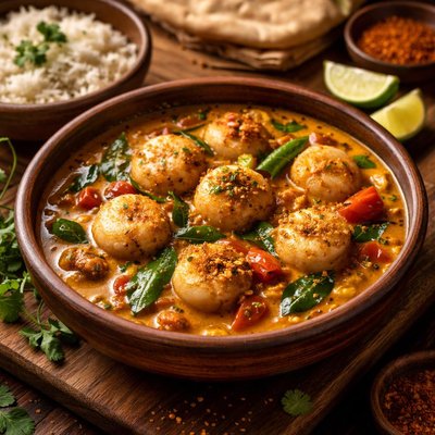 Image of Kerala Scallop Curry