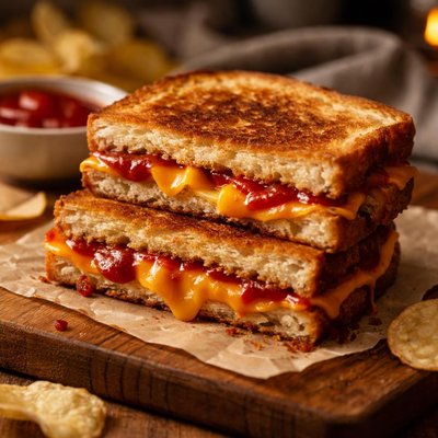 Image of Ketchup Grilled Cheese