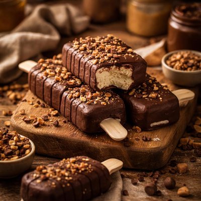 Image of Vegetarian Keto Ice Cream Bars