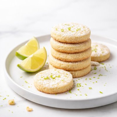 Image of Key Lime Shortbread Cookies