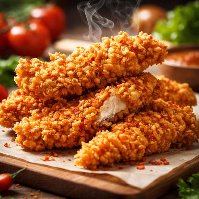 Image of Kfc Hot N Spicy Crispy Strips Clone