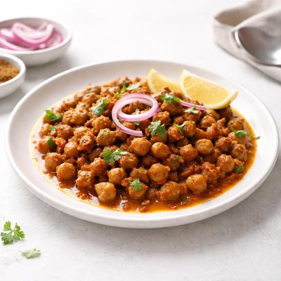 Image of Khatta Channa a Punjabi Indian Speciality Chickpeas Dish