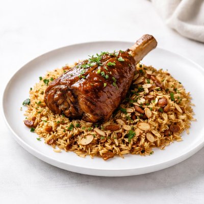 Image of Khouzi Ala Timman Iraqi Lamb Shanks and Rice Gluten Free