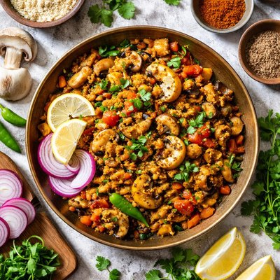 Image of Khumbi Aur Besan Kibhaji