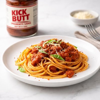Image of Kick Butt Spaghetti Sauce Out of a Jar