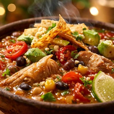 Image of Kick N Chunky Chicken Tortilla Soup