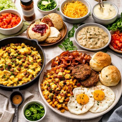 Image of Kicked Up Country Breakfast Emeril Lagasse Style