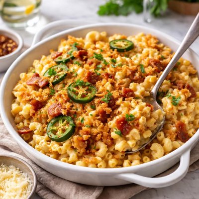 Image of Kicked Up Macaroni and Cheese