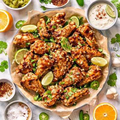 Image of Kicked Up Margarita Chicken Wings