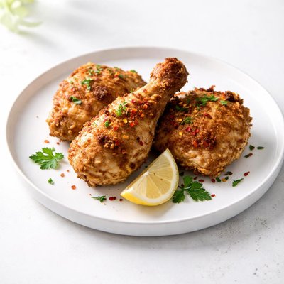 Image of Kicked Up Oven Fried Chicken