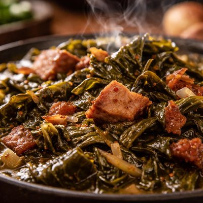 Image of Kicking Southern Style Collard Greens