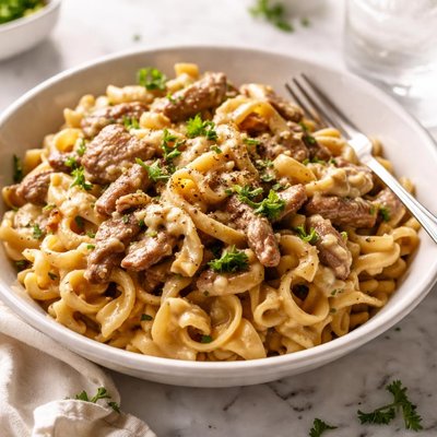 Image of Kicky Low Fat Stove Top Stroganoff