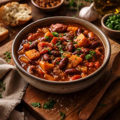 Image of Kidney Bean and Sweet Potato Stew