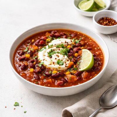 Image of Kidney Bean Soup with Lime Yogurt