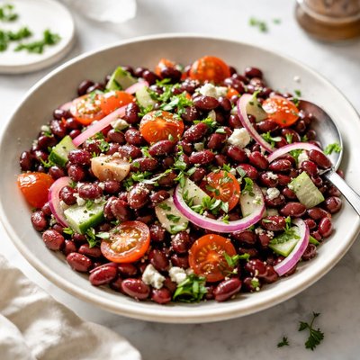 Image of Kidney Bean Tomato Red Onion Salad