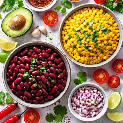 Image of Kidney Beans and Corn