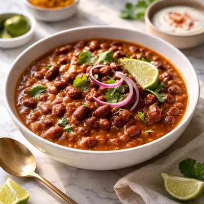 Image of Curry de frijoles rojos sin soja