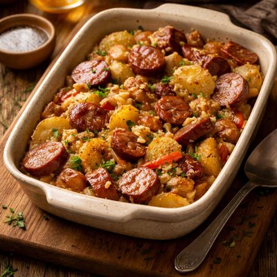 Image of Kielbasa Casserole for Two