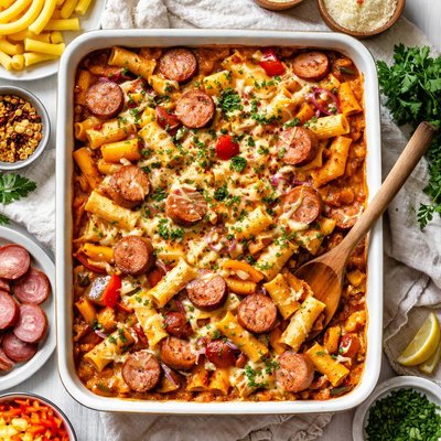 Image of Kielbasa Pasta Casserole