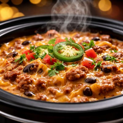 Image of Killer Chili Cheese Dip Crock Pot