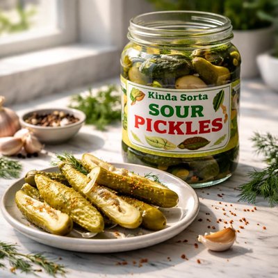 Image of Kinda Sorta Sour Pickles