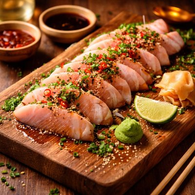 Image of Whole30 Kingfish Sashimi