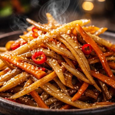 Image of Kinpira Gobo Braised Burdock Root