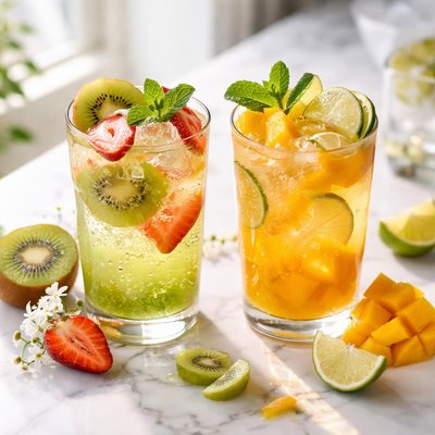 Image of Kiwi Strawberry and Mango Fizz