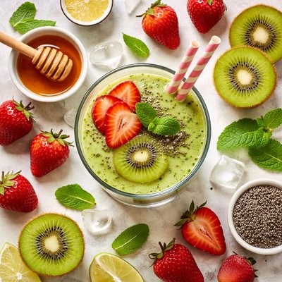 Image of Kiwi Strawberry Smoothie