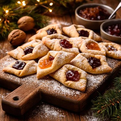 Image of Kolatki Kolacki Ukrainian Christmas Cookies Via Czechoslovakia