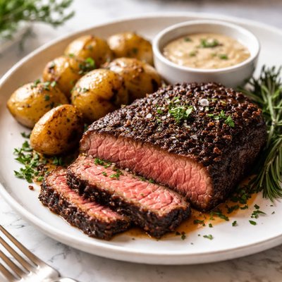 Image of Kona Crusted Sirloin Steak